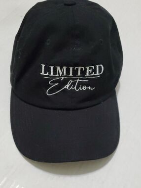 Top Level "Limited Edition" Black Unisex Casual Adjustable Baseball Cap